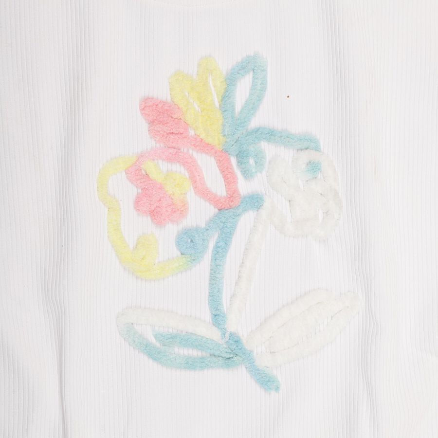 Girls' T-Shirt , White, large image number null