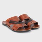 Men's Sandal, भूरा, small