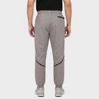 Men's Grey Athletic Fit Track Pants, हल्का ग्रे, small