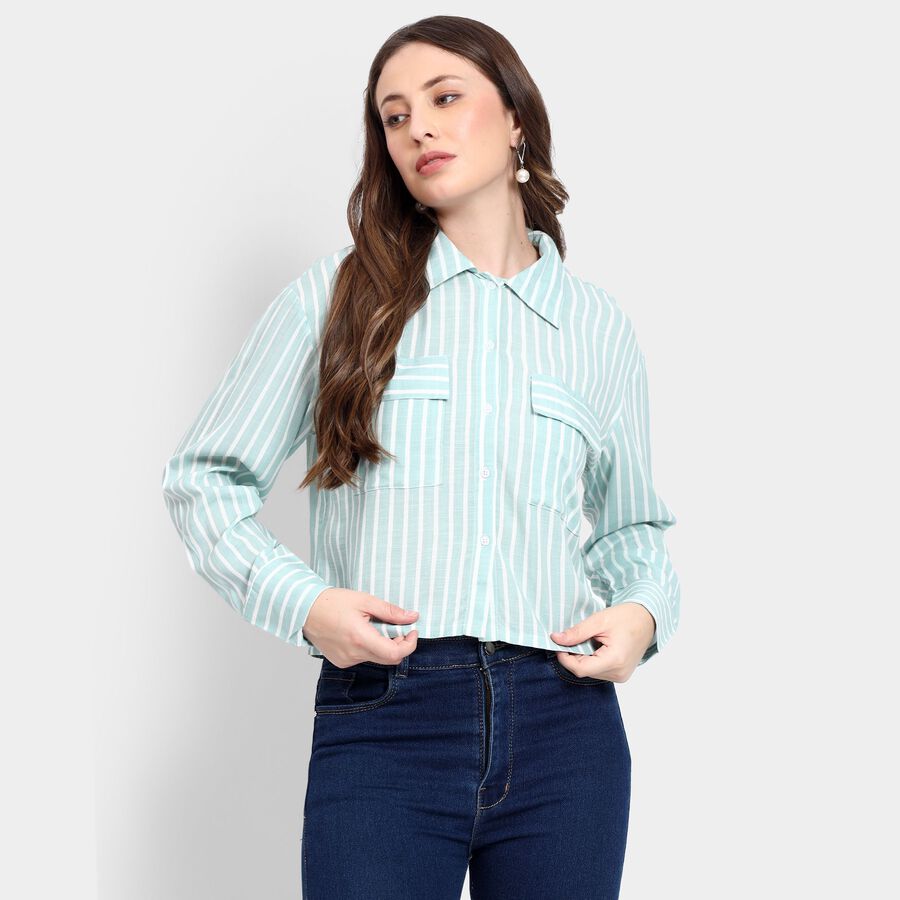 Ladies' Shirt, Light Green, large image number null