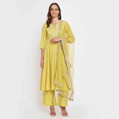 Ladies' Kurta Pyjama Set with Dupatta