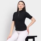 Ladies' Top, Black, small