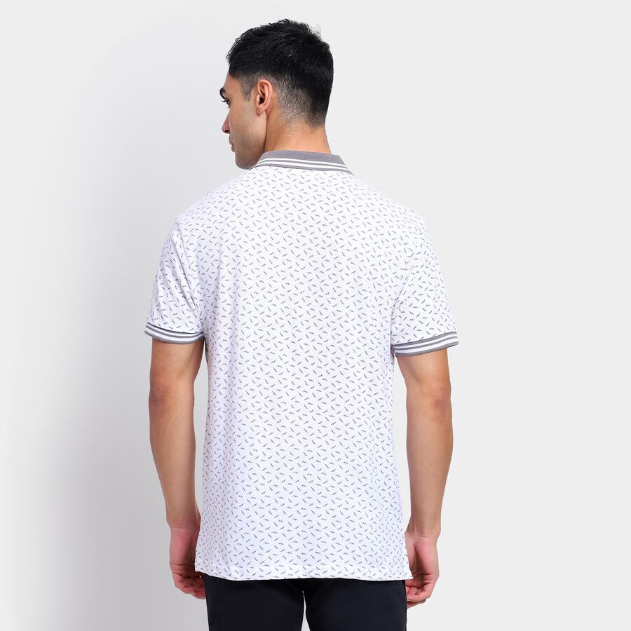 Men's 100% Cotton Collared Half Sleeves T-Shirt , गहरा ग्रे, large image number null