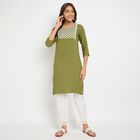 Ladies' Kurta, ओलिव, small image number null