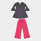 Boys Printed Fusion Clothing Set, Navy Blue, small image number null