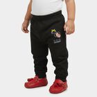 Infants' Dark Grey Regular Fit Graphic Printed Pyjama, Dark Grey, small