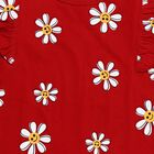 Girls' T-Shirt, लाल, small