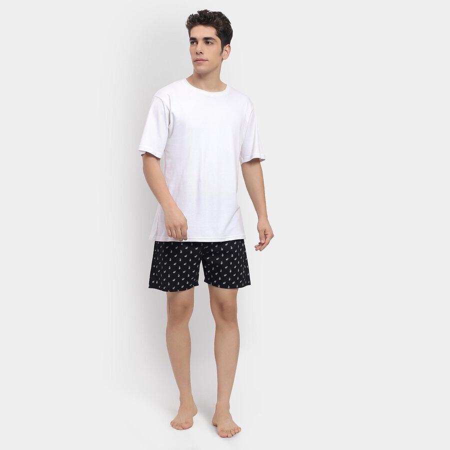 Men's 100% Cotton Boxers , Black, large image number null