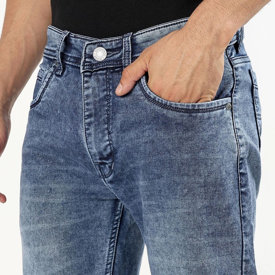 Men's Slim Fit Jeans, Light Blue, large image number null