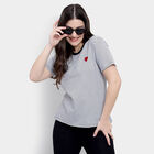 Round Neck T-Shirt, White, small image number null