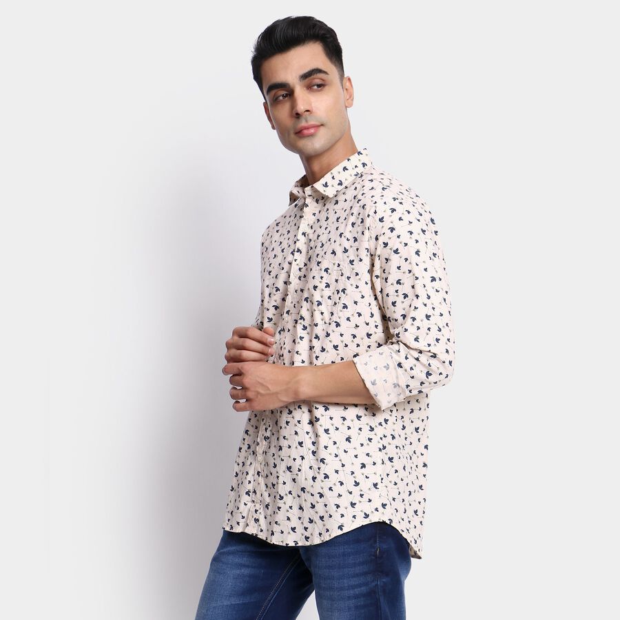 Men's 100% Cotton Casual Shirt, गहरा पीला, large image number null