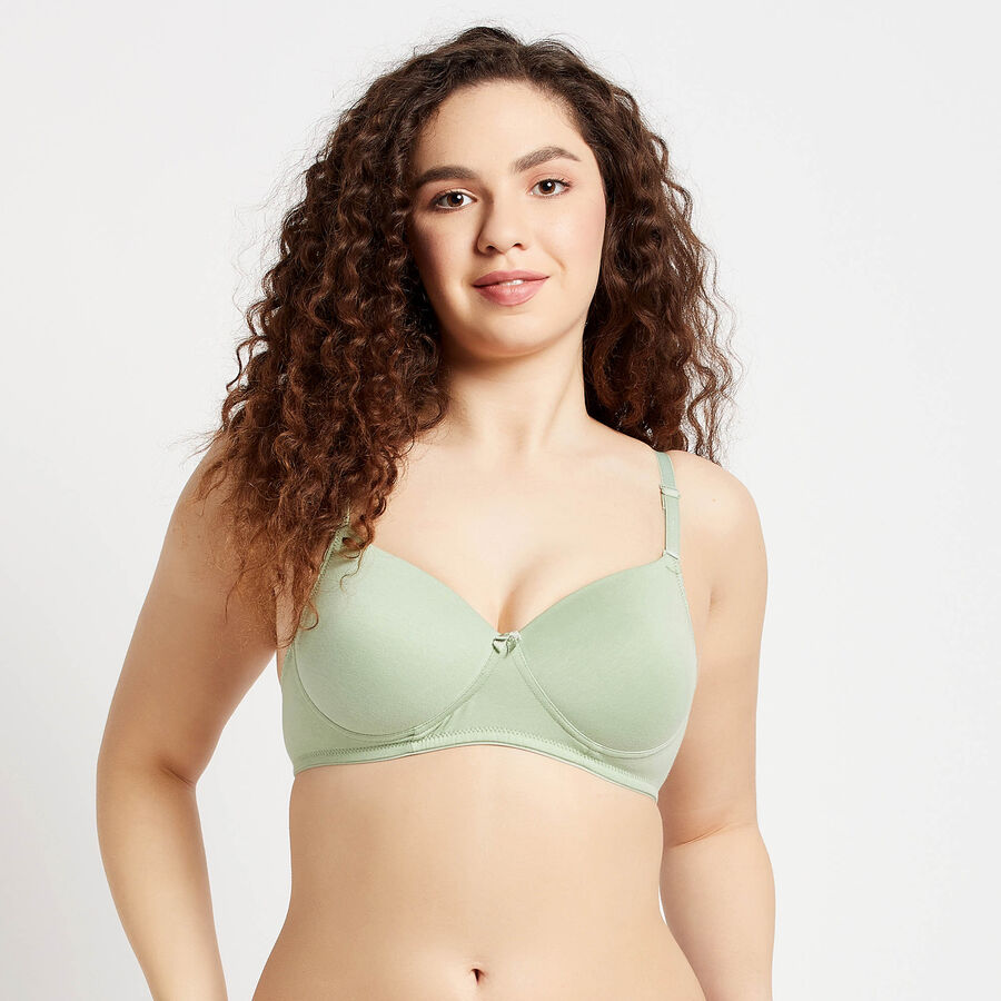Solid Bra, Olive, large image number null