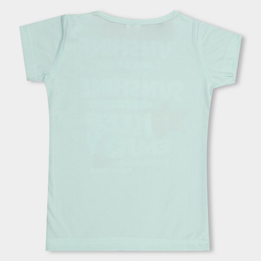 Girls' T-Shirt , Light Green, large image number null