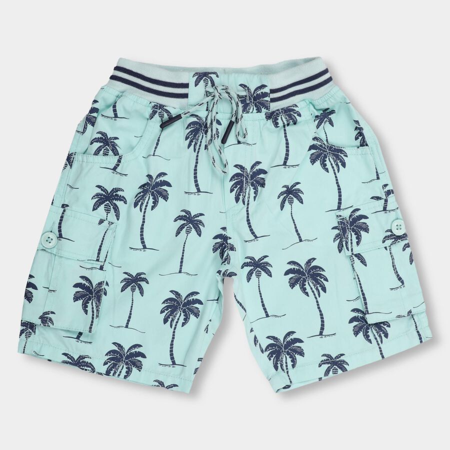Boys' 100% Cotton Bermudas , Light Blue, large image number null