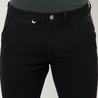 Solid Cross Pocket Trousers, Black, small image number null