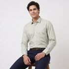 Men's Mint Green Regular Fit Formal Shirt, Light Green, small