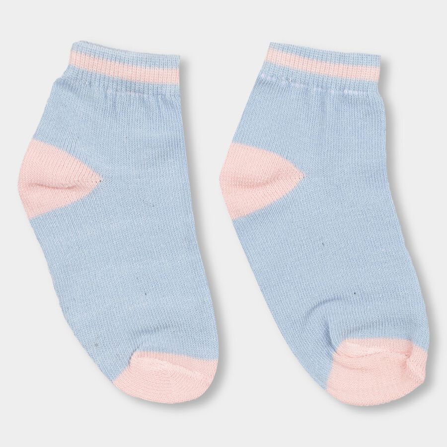 Girls' Socks , एक्वा, large image number null