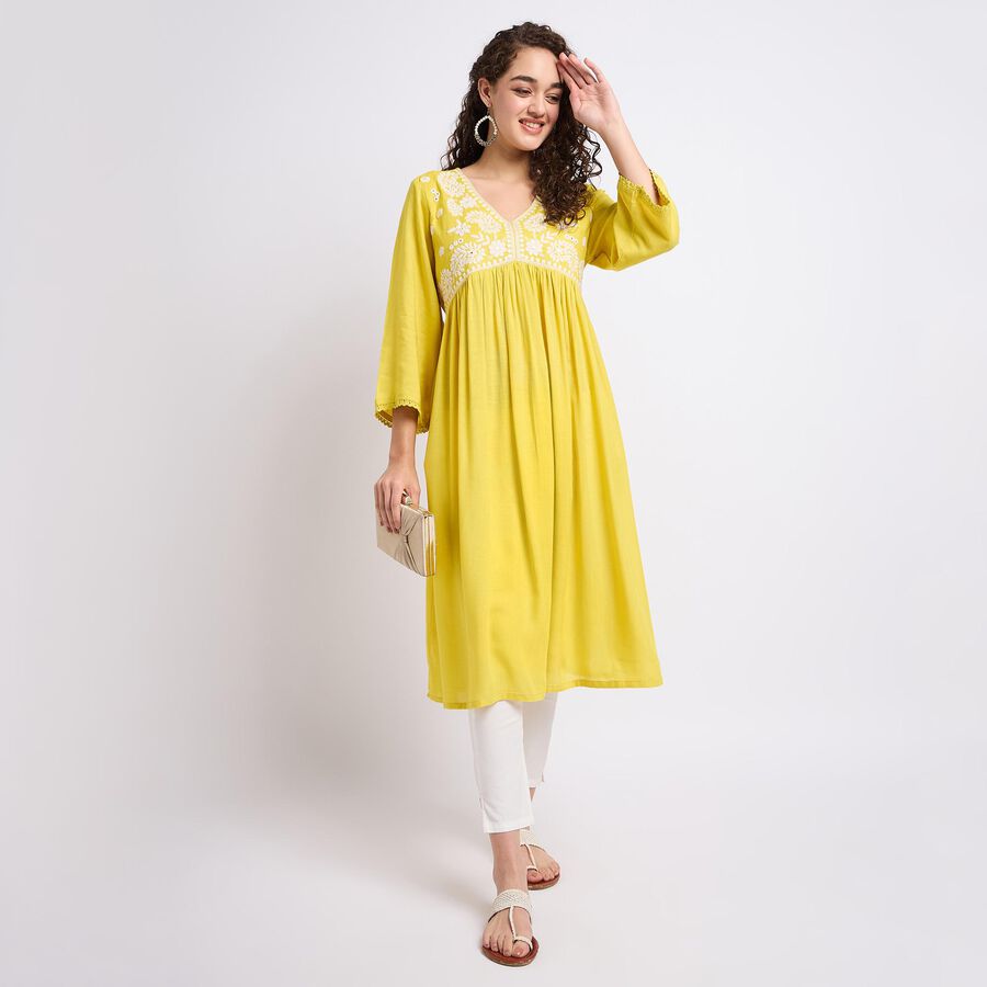 Ladies' Kurta, ओलिव, large image number null