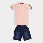Boys' 100% Cotton Woven Baba Suit , हल्का गुलाबी, small image number null
