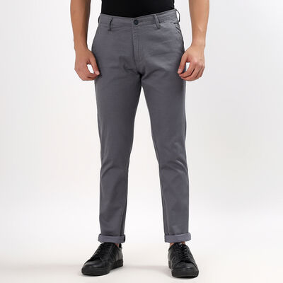 Men's Slim Fit Casual Trousers 