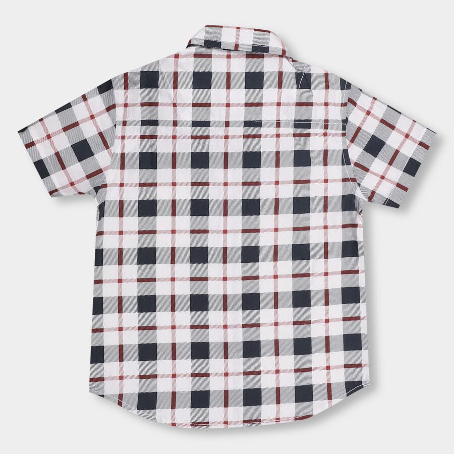 Boys' 100% Cotton Casual Shirt , White, large image number null