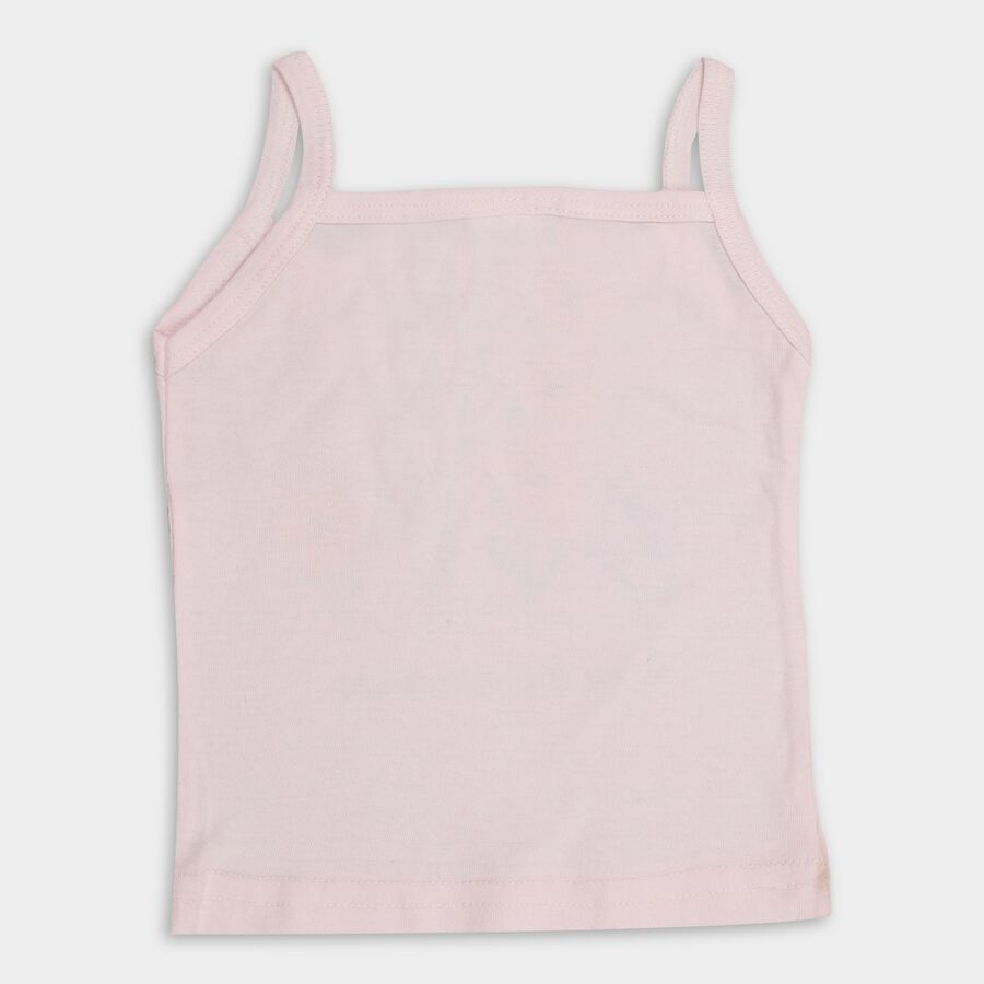 Infants'100% Cotton Vest, Light Pink, large