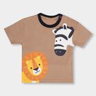 Infants' 100% Cotton T-Shirt , Beige, small image number null