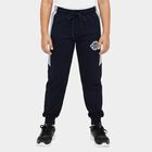 Boys' Navy Blue Regular Fit Graphic Printed Jogger Pyjama, नेवी ब्लू, small