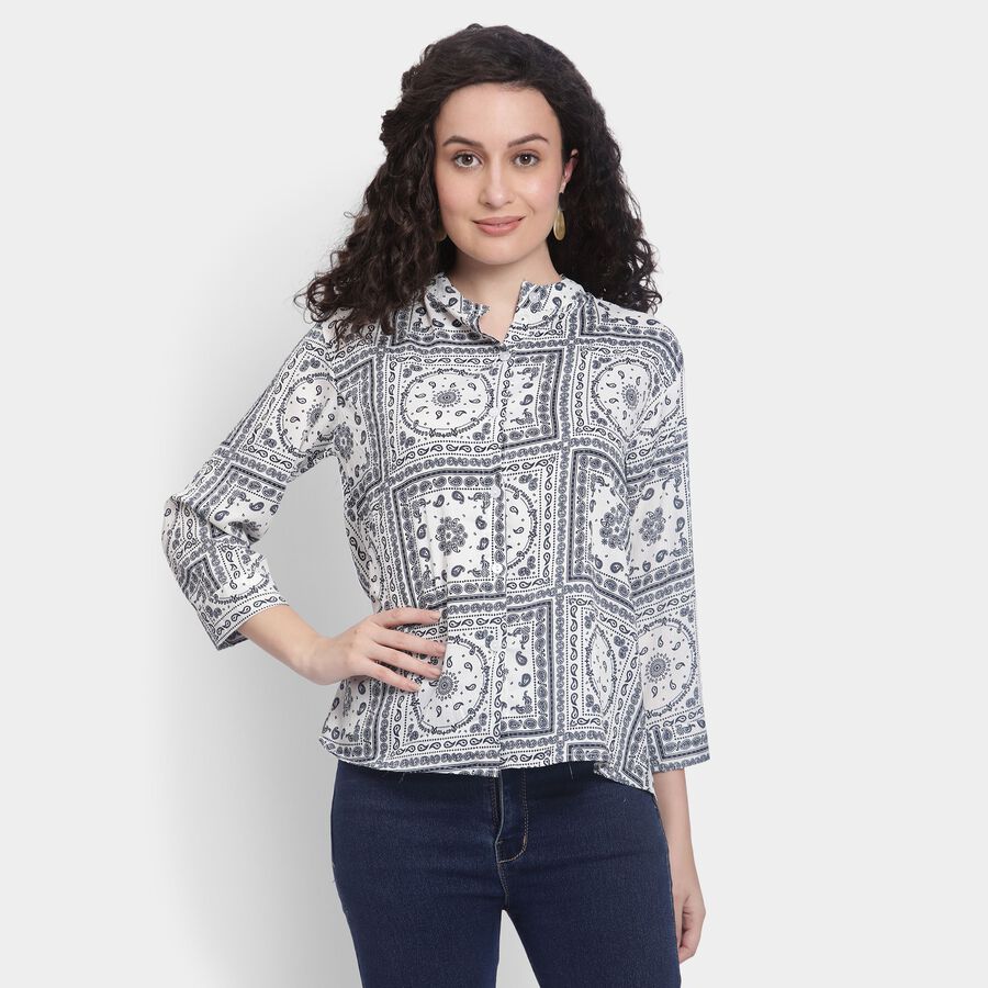 Ladies' Shirt , Navy Blue, large image number null
