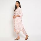 Ladies' 100% Cotton Ethnic Set, गुलाबी, small image number null