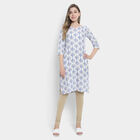Women Cotton Kurta, ऑफ व्हाइट, small image number null