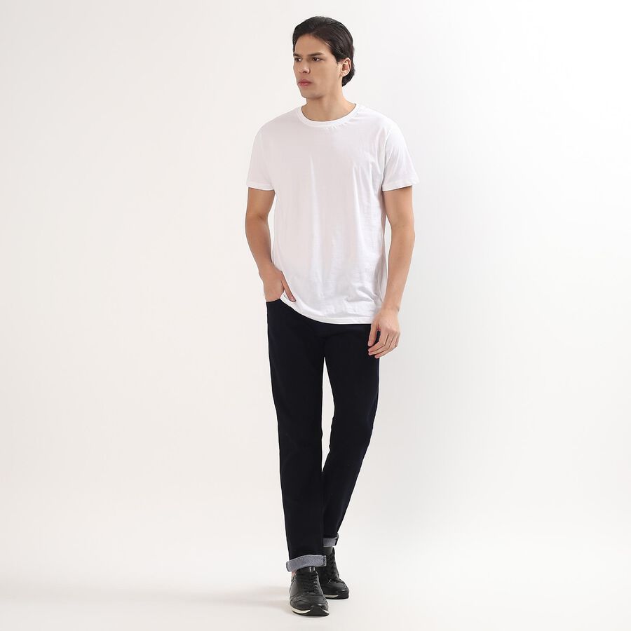Men's Slim Fit Jeans, Dark Blue, large