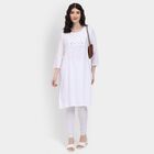Ladies' Kurta , Off White, small image number null