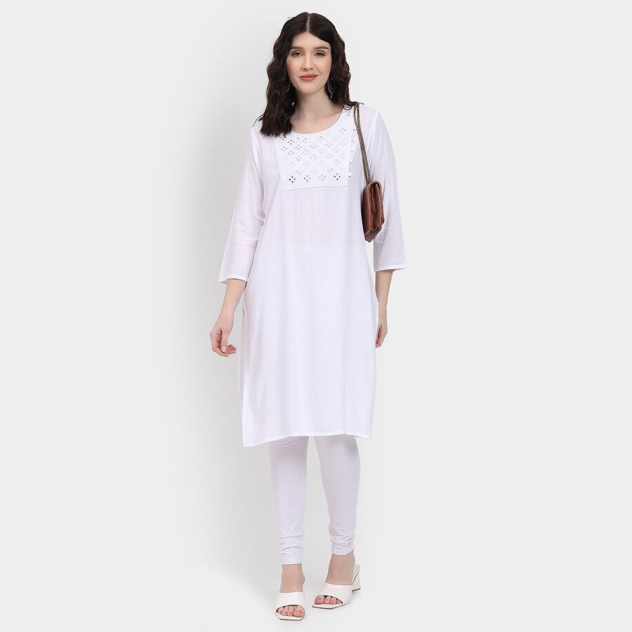 Ladies' Kurta , Off White, large image number null