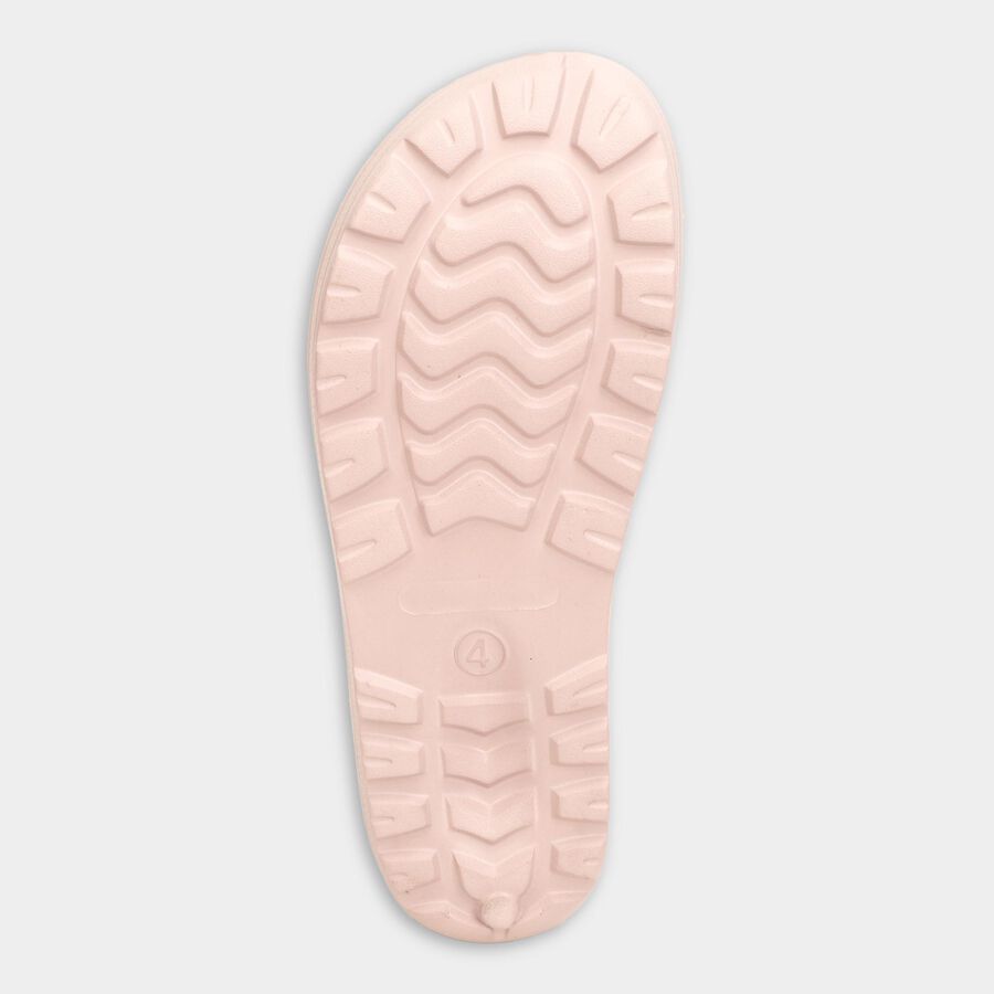 Ladies' V Strap Slipper, Peach, large image number null
