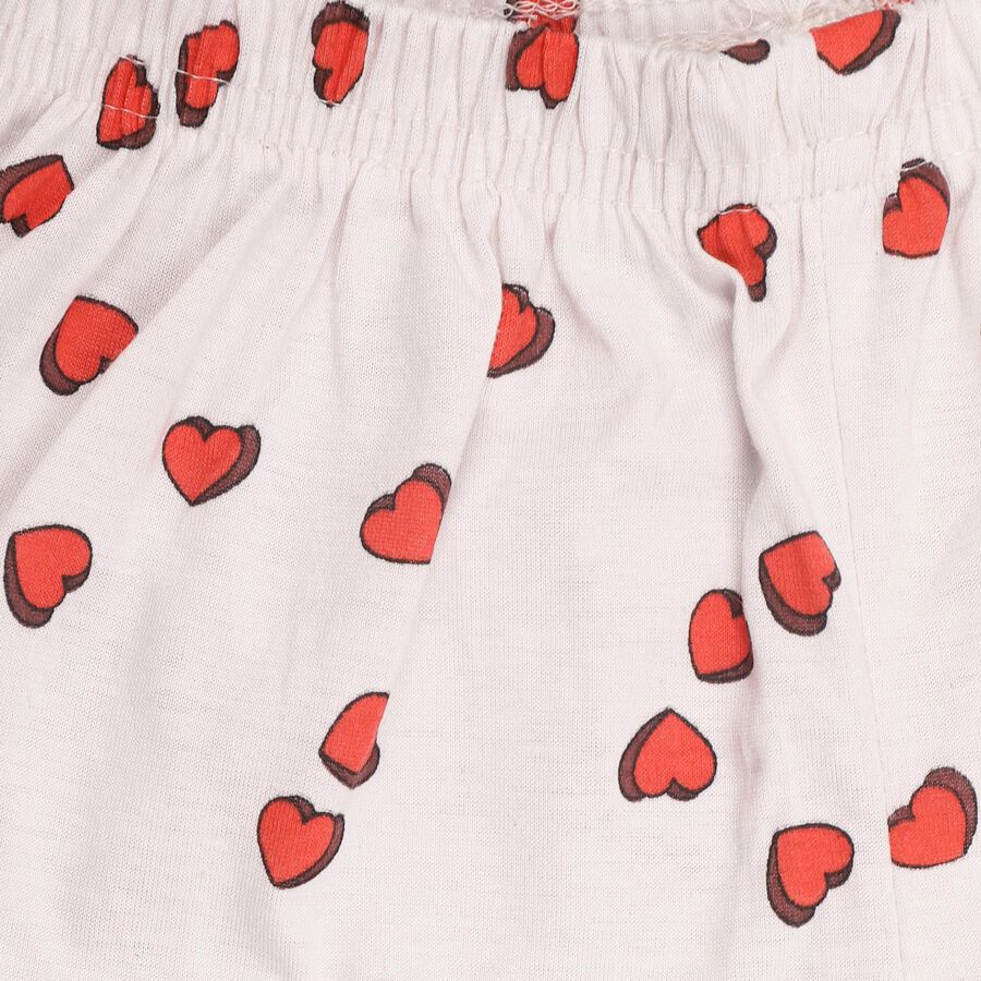 Girls' Pull Ups Shorts , सफ़ेद, large image number null
