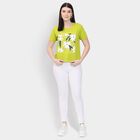 Ladies' Round Neck T-Shirt , हल्का हरा, small