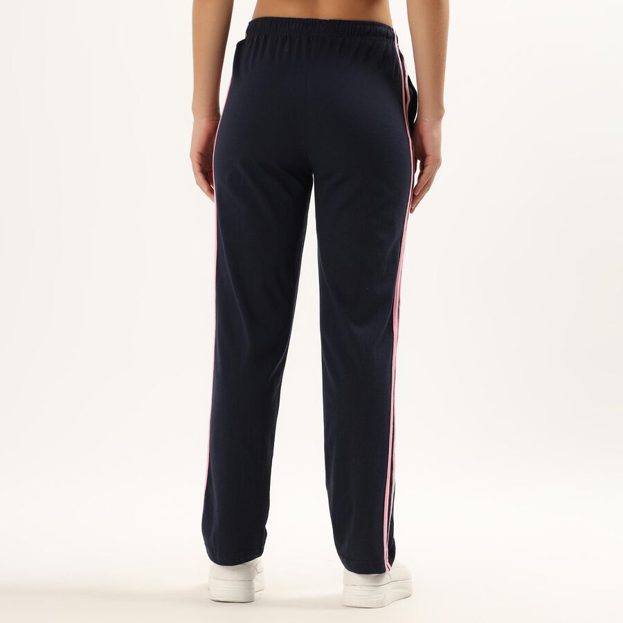 Women's Dark Navy Blue Regular Fit Track Pants, Navy Blue, large image number null