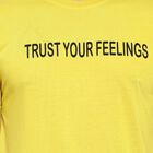 Round Neck T-Shirt, Yellow, small image number null