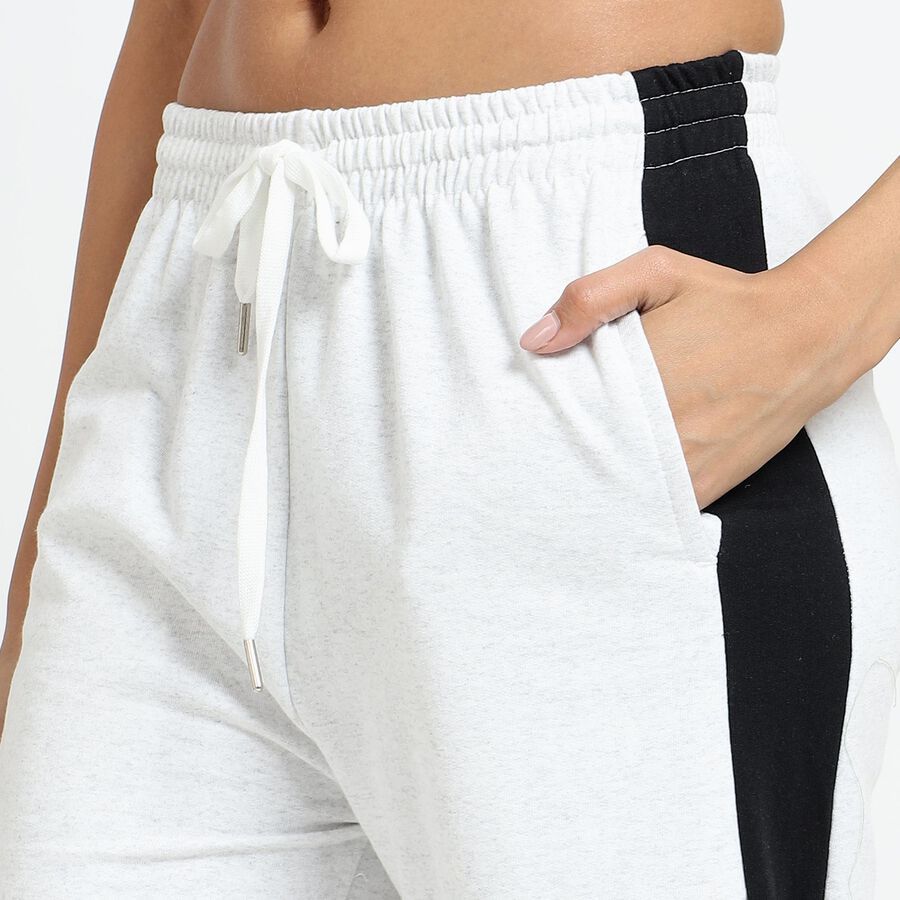 Ladies' Track Pants, Ecru Melange, large image number null