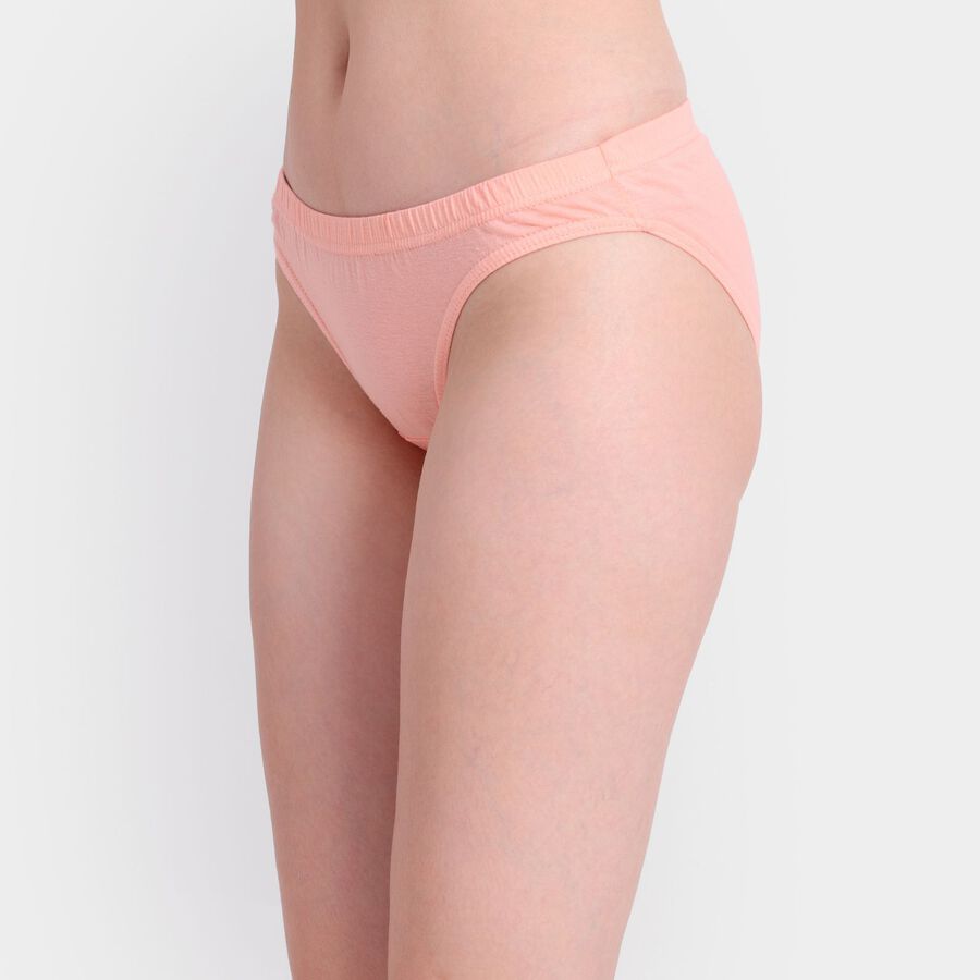 Ladies' Cotton Panty, Peach, large image number null