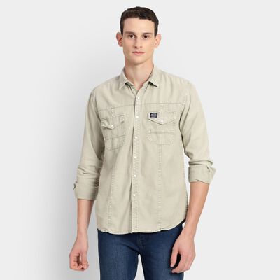 Men's 100% Cotton Casual Shirt