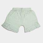 Girls Solid Pull Ups Shorts, Olive, small image number null