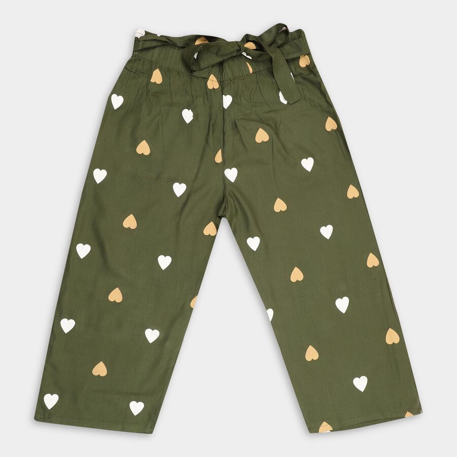 Girls' Capris, Olive, large image number null