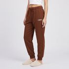 Men's Brown Jogger Fit Logo Print Pyjama, Brown, small