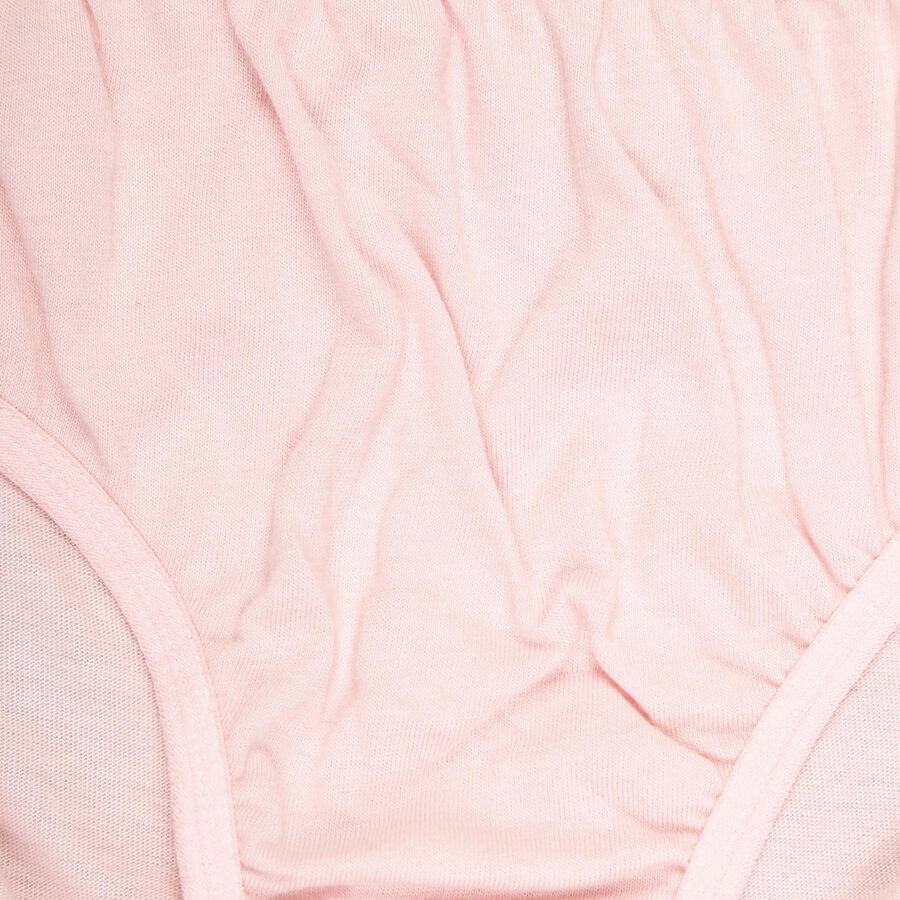 Girls Cotton Solid Panty, Light Pink, large image number null