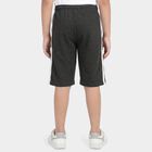 Boys' Charcoal Relaxed Fit Graphic Print Jamaican Shorts, Charcoal, small