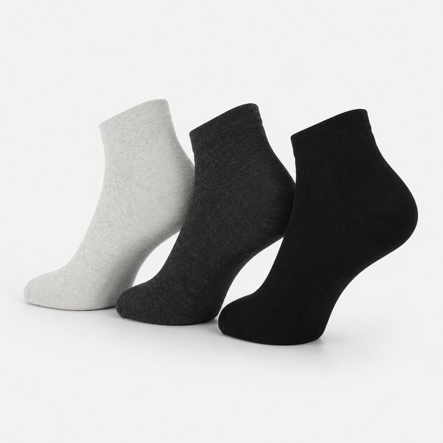 Men's Socks, Charcoal, large
