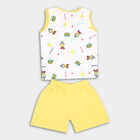 Infant Boy's Cotton Baba Suit, Yellow, small image number null