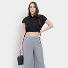 Ladies' 100% Cotton Shirt , Black, small image number null